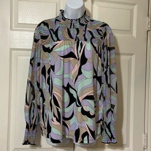Calvin Klein Long Sleeve Blouse/Top Size Medium